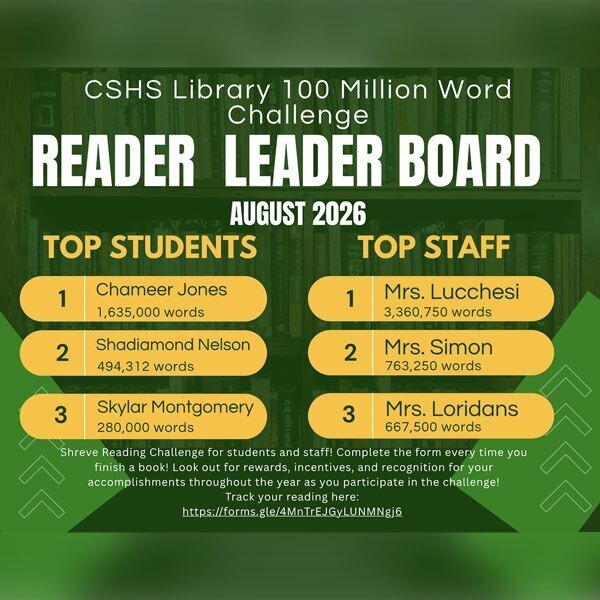August Reader Leaders