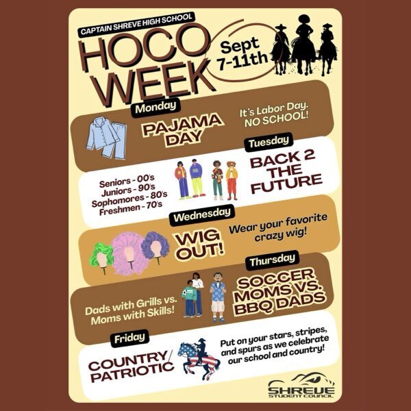 HOCO Spirit Days