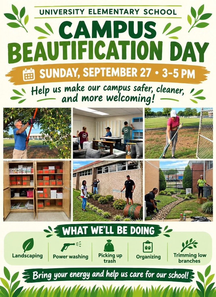 Beautification flyer