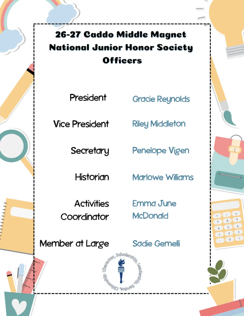 NJHS Officers