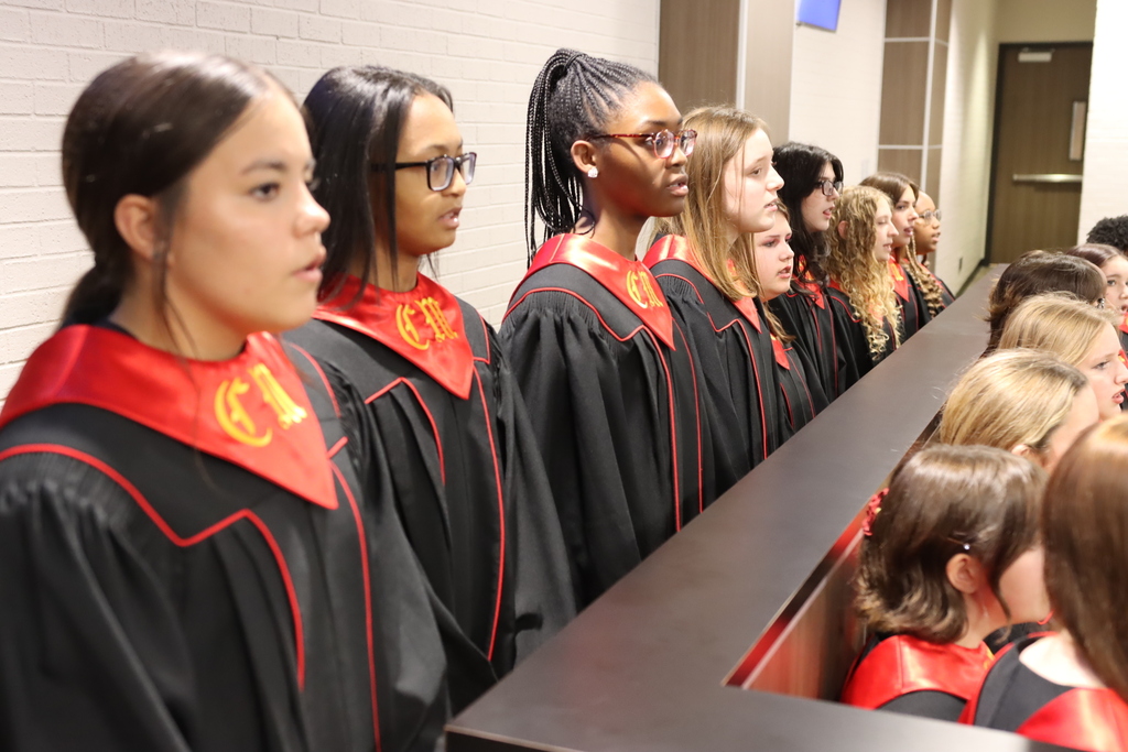 Caddo Magnet High School choir students