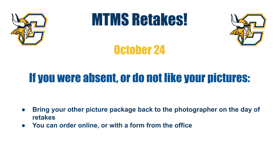 MTMS Picture retake info