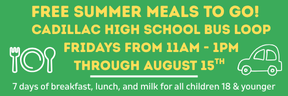 Free Summer Meals to go