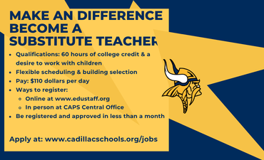 Become a sub teacher