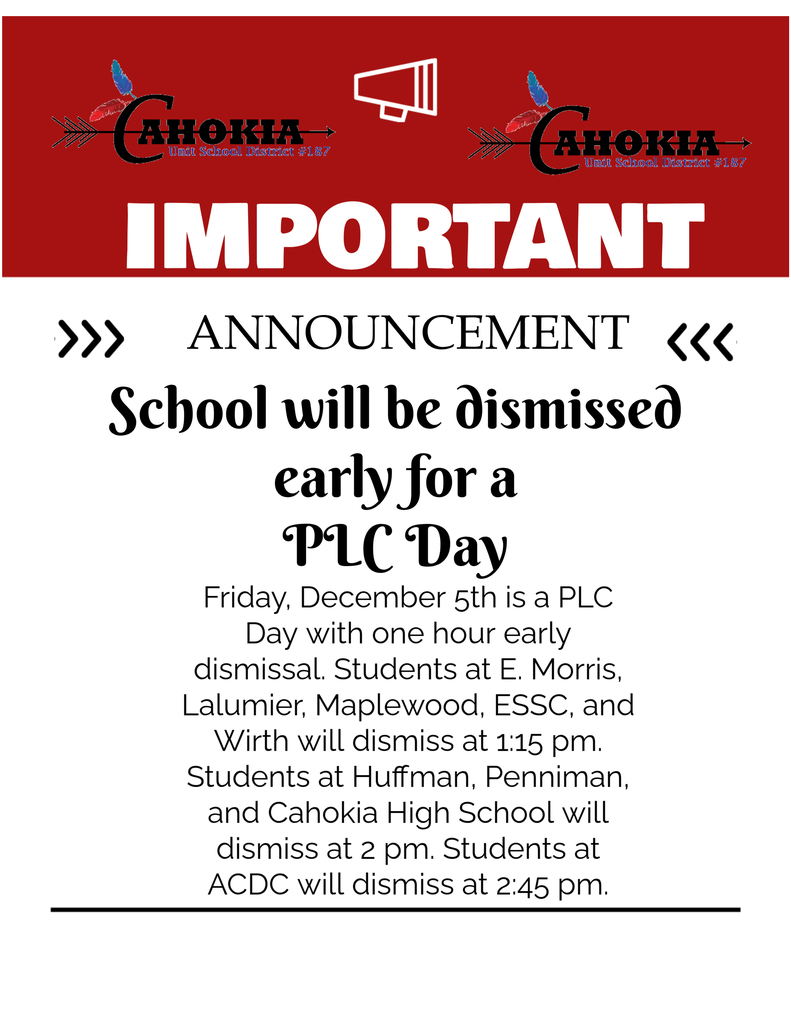 December 5th PLC Announcement!!