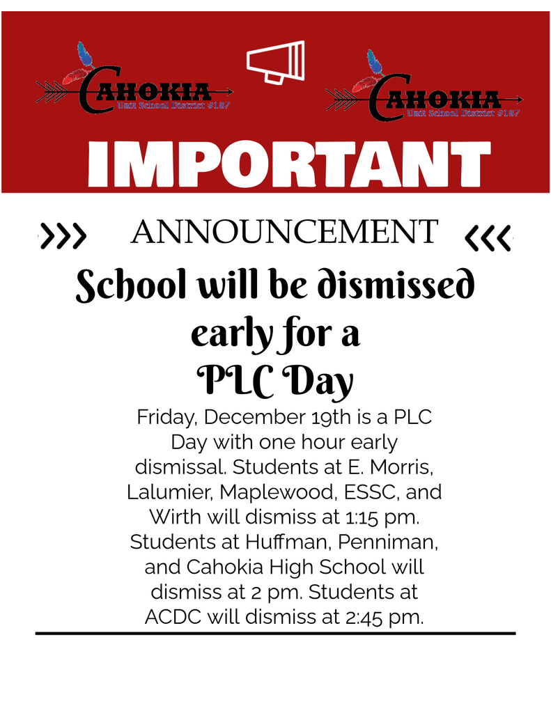 December 19th PLC Announcement!!