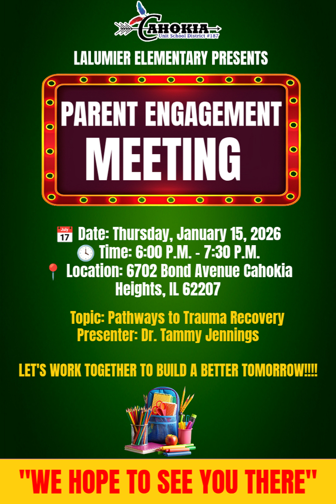 January Parent Engagement Meeting!!