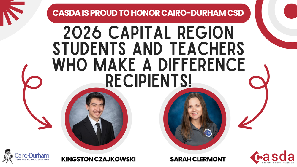 2026 Capital Region Students and Teachers who make a difference recipients.