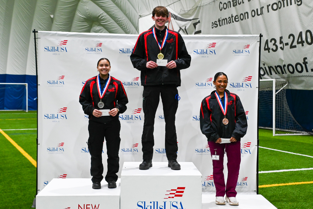 Student earned first place in SkillsUSA competition