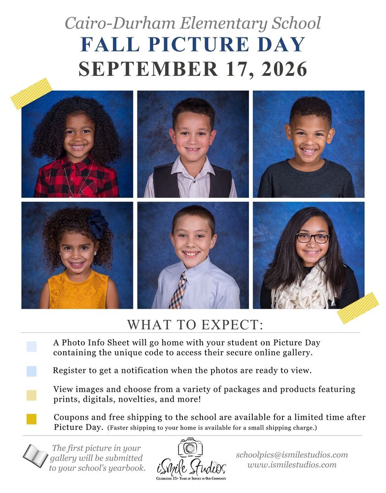 ES Fall Picture Day - Sept 17