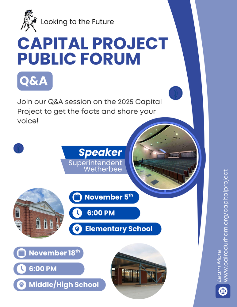 Capital Project 2025 flyer