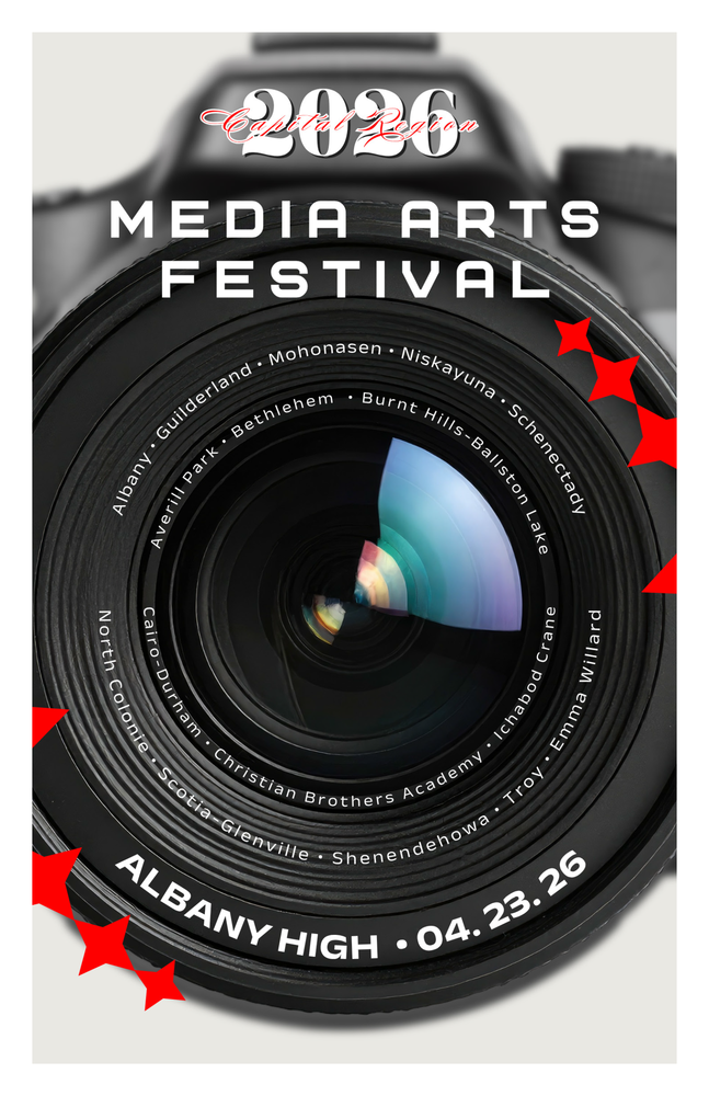 2026 Capital Region Media Arts Festival flyer
