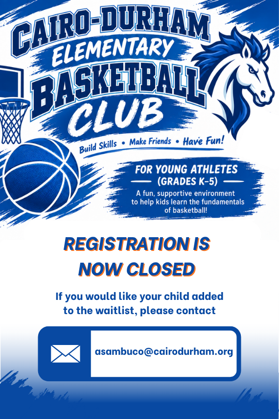Cairo-Durham Elementary Basketball Club - Registration Closed