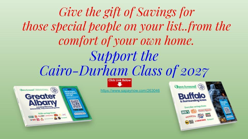 Green Flyer to support the Class of 2027