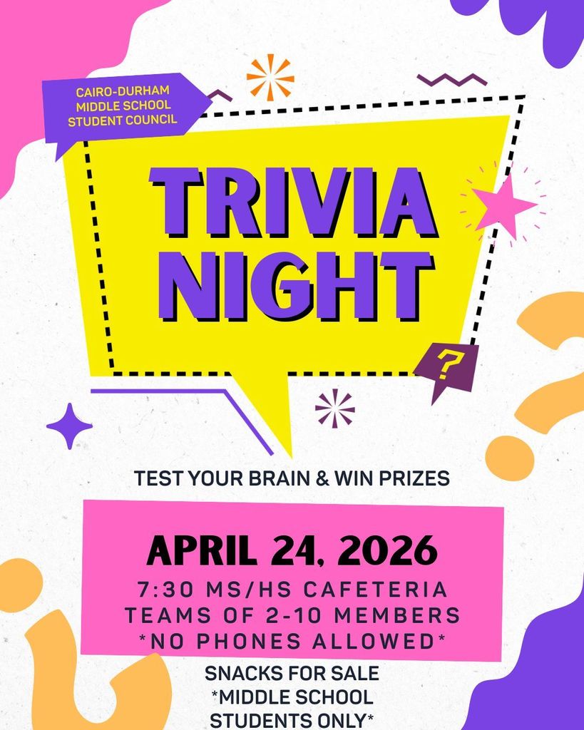 Trivia Night flyer