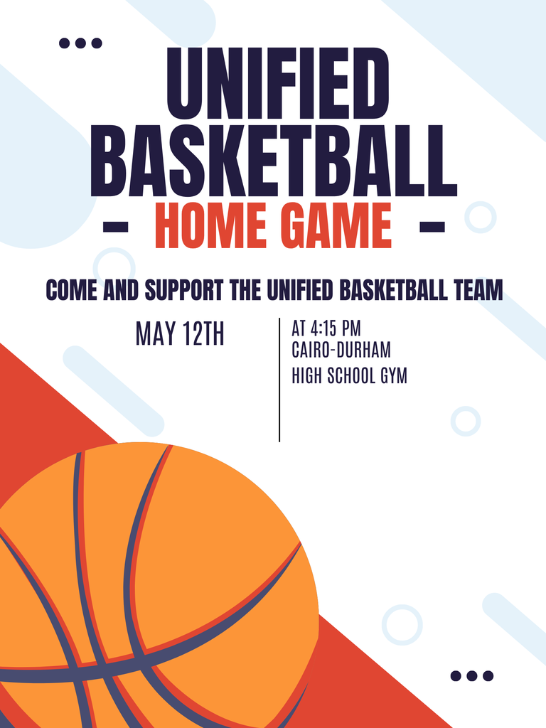 Unified Basketball - Home Game flyer