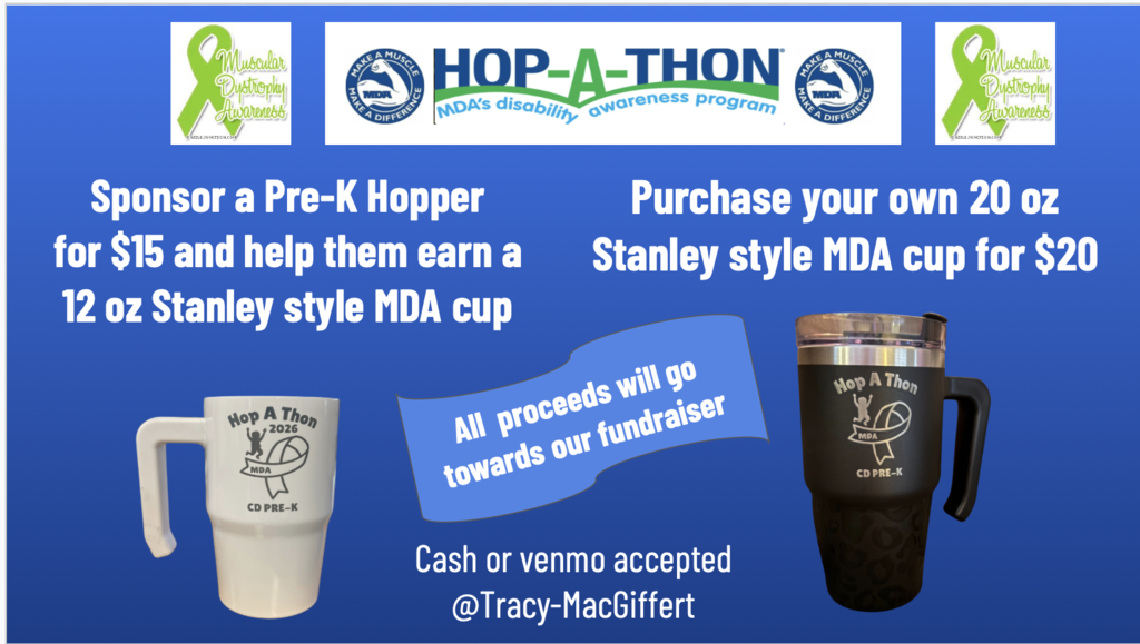 Sponsor a Pre-K Hopper for $15!