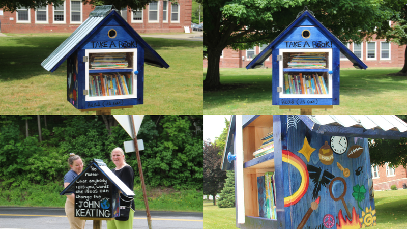 Community Book Box - Closer look at community book box