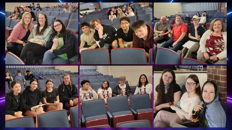  Quiz Night participants smiling for pictures