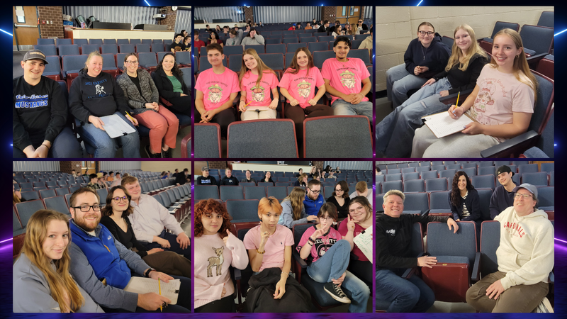  Quiz Night participants smiling for pictures