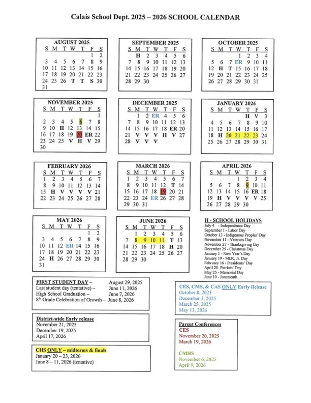 Calendar 2025-26
