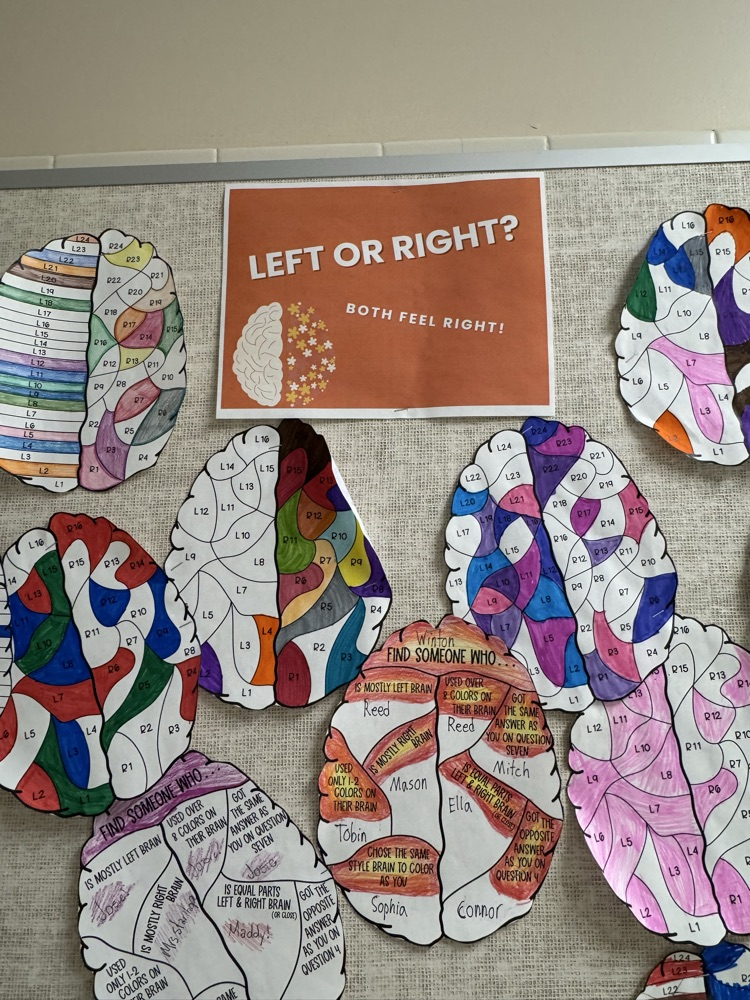The Middle School dove into a left vs. right brain activity to see what makes each of us tick. Spoiler: both sides are awesome!