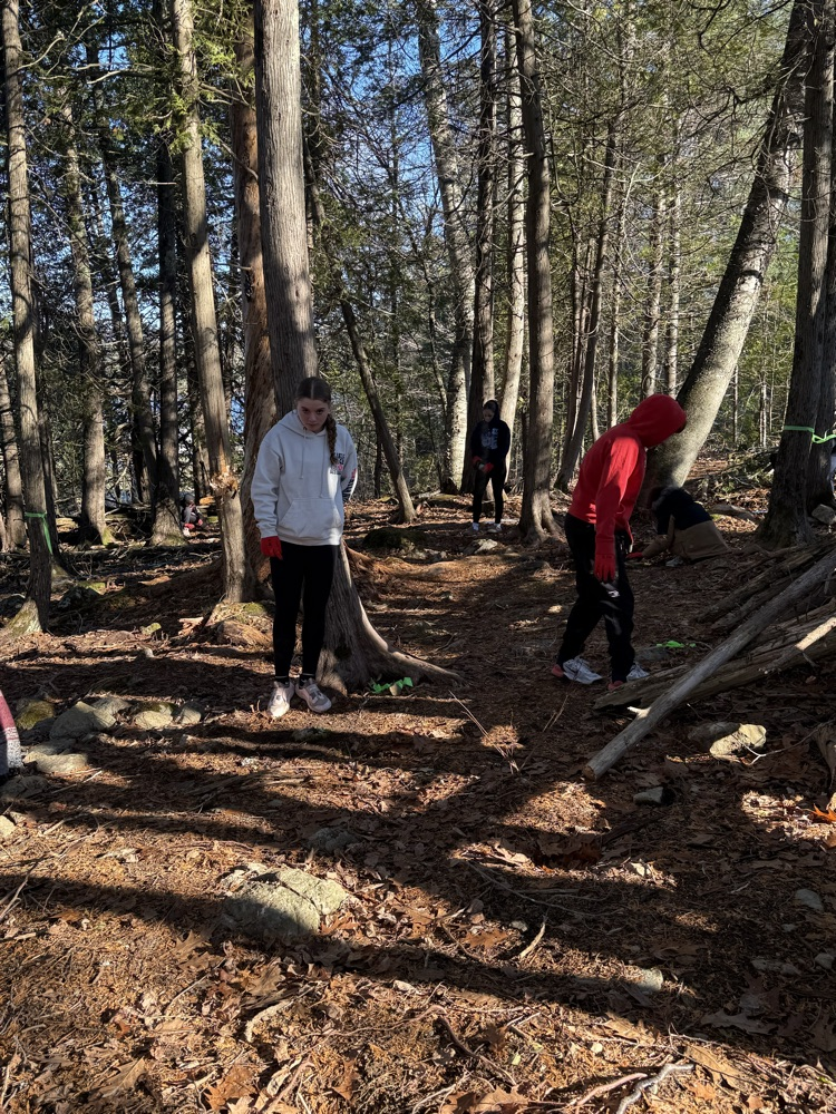 The 7th-grade at CMS created mandala from natural materials last week.