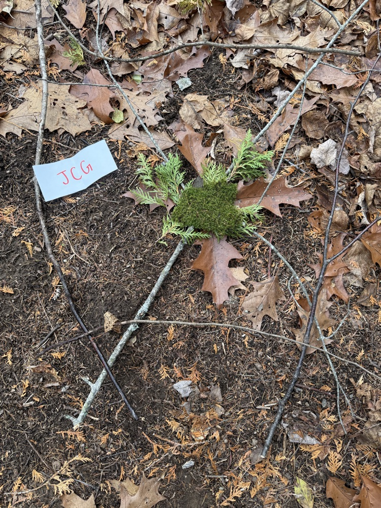 The 7th-grade at CMS created mandala from natural materials last week.