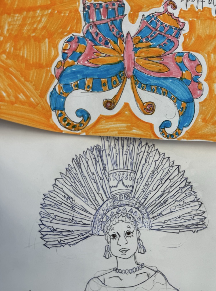 In November CMS 8th-grade students learned about the art of the Olmec, Maya, Aztec, and Inca civilizations.