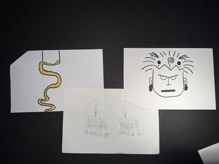 Some additional 8th-grade Mesoamerican art samples.