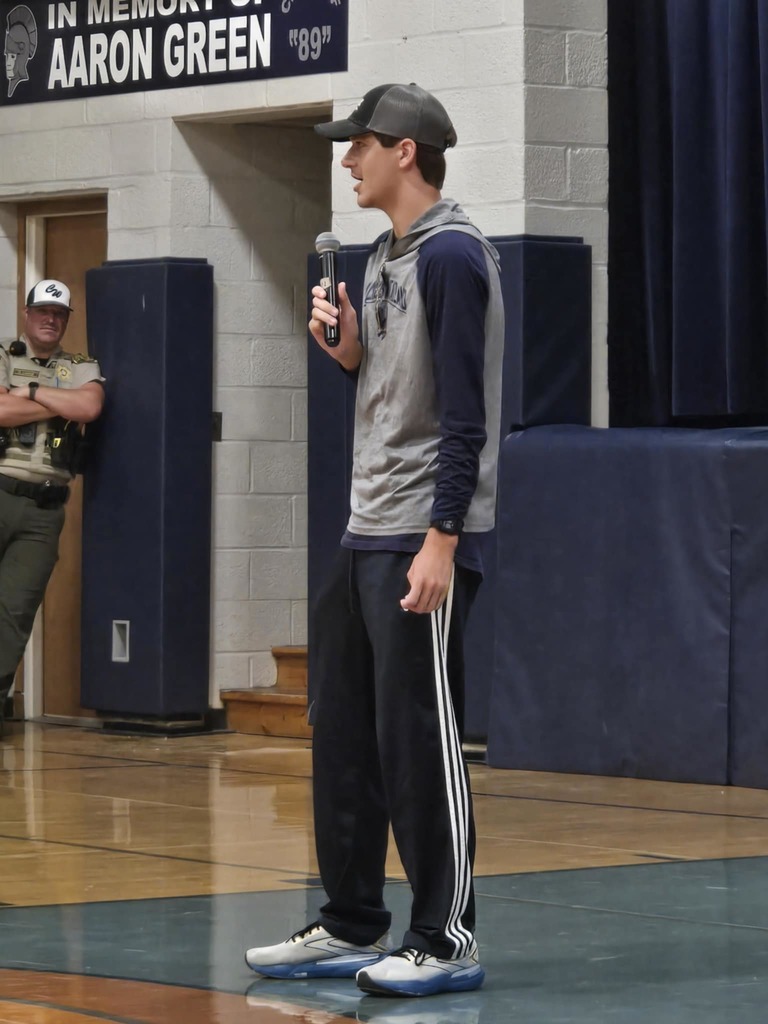 Alex sharing about cross country