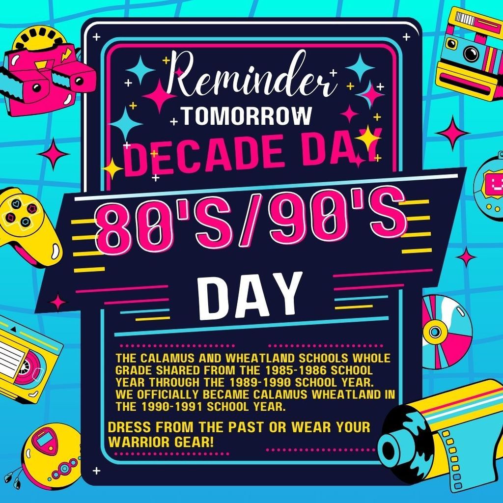 Decade Day- 80's and 90's 