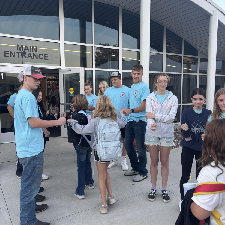 Blood Drive Group at Fist Bump Friday 