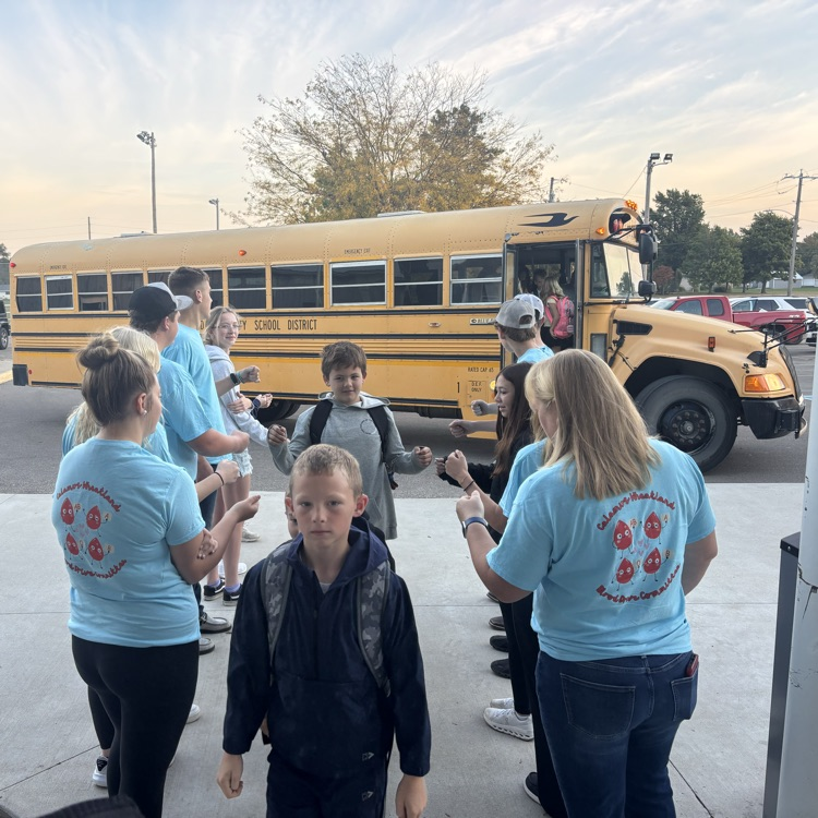 Blood Drive Group at Fist Bump Friday 