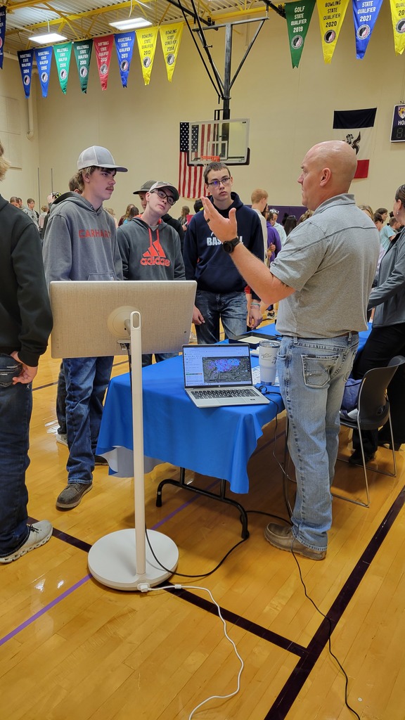 Visiting with local employers