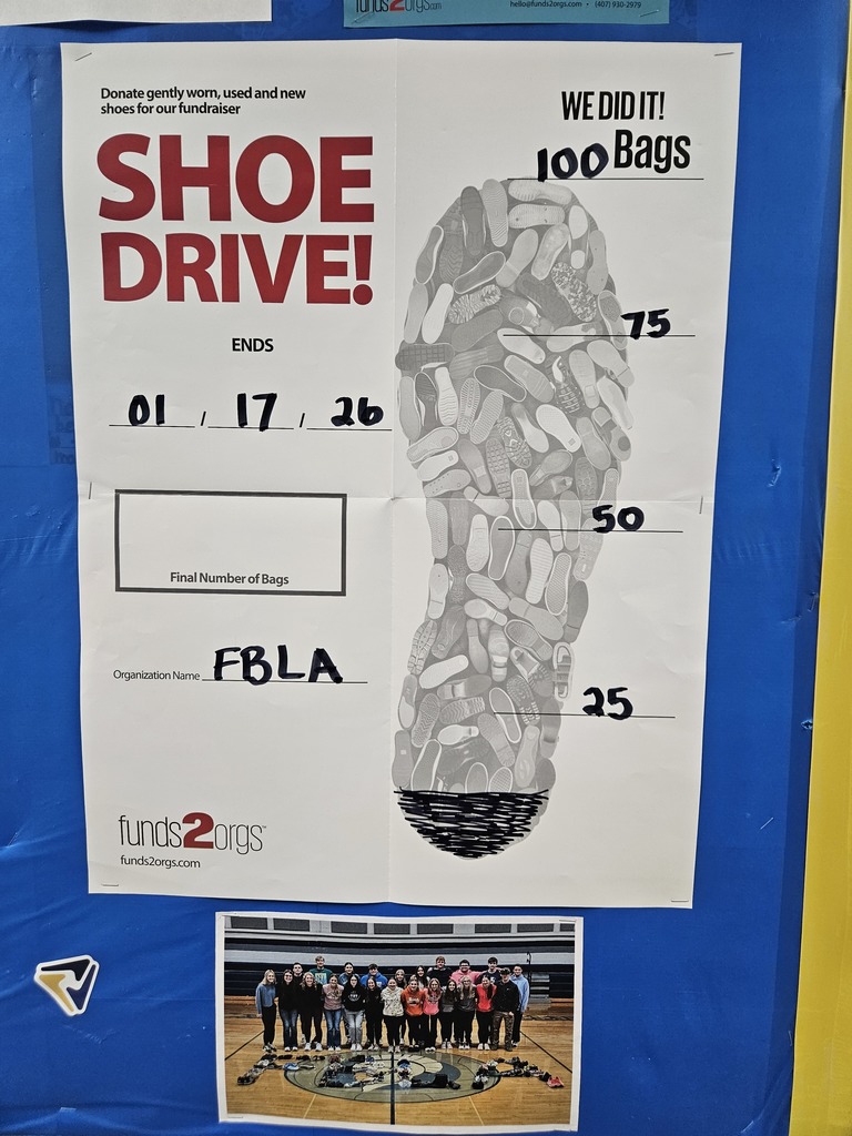 shoe drive poster