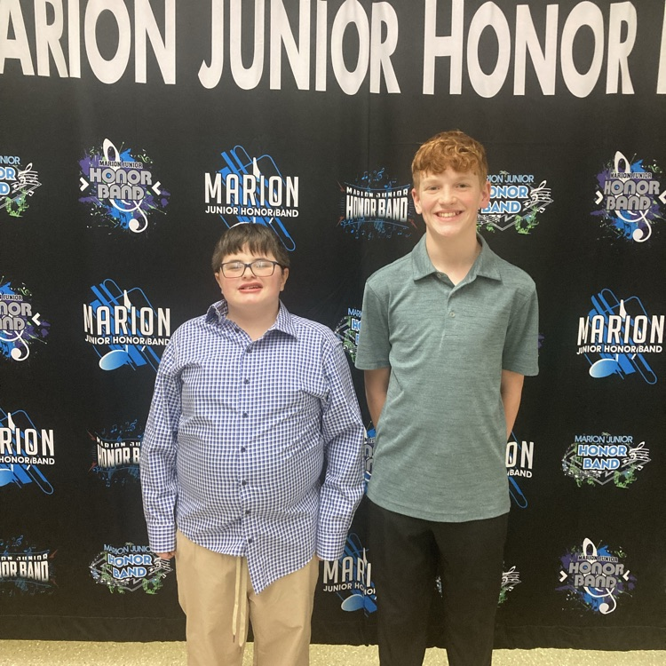 Two 7th graders attended Marion Junior Honor Band.