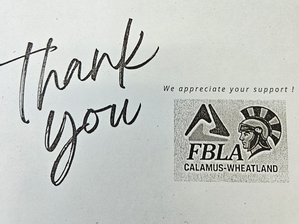 FBLA thank you