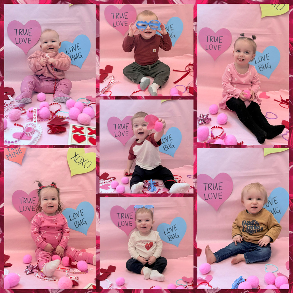 Happy Valentines Day from the infants