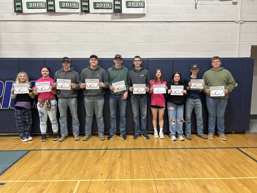 9th Grade B Honor Roll