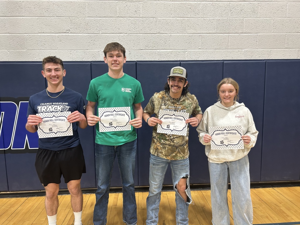 12th Grade B Honor Roll