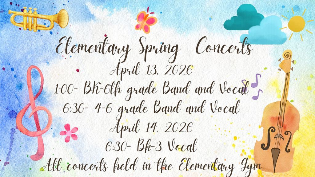 Elementary Spring Concerts