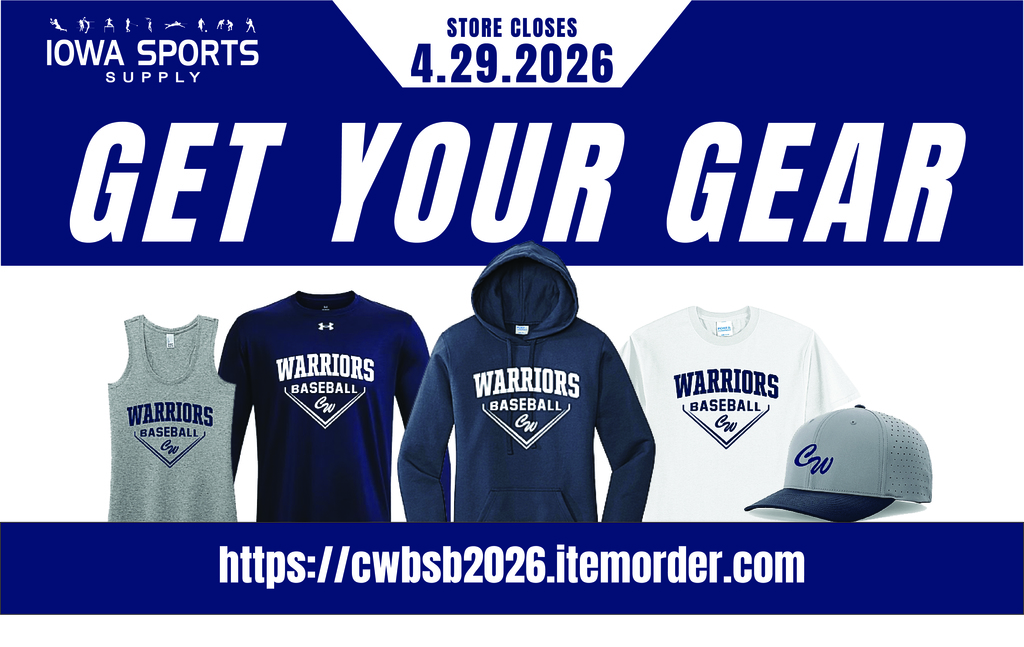 store cloeses 4.29.2026 iowa sports supply get your gear https://cwbsb2026.itemorder.com/
