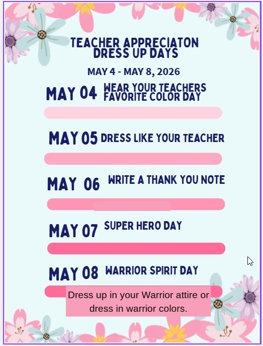 Elementary Teacher Appreciation Week