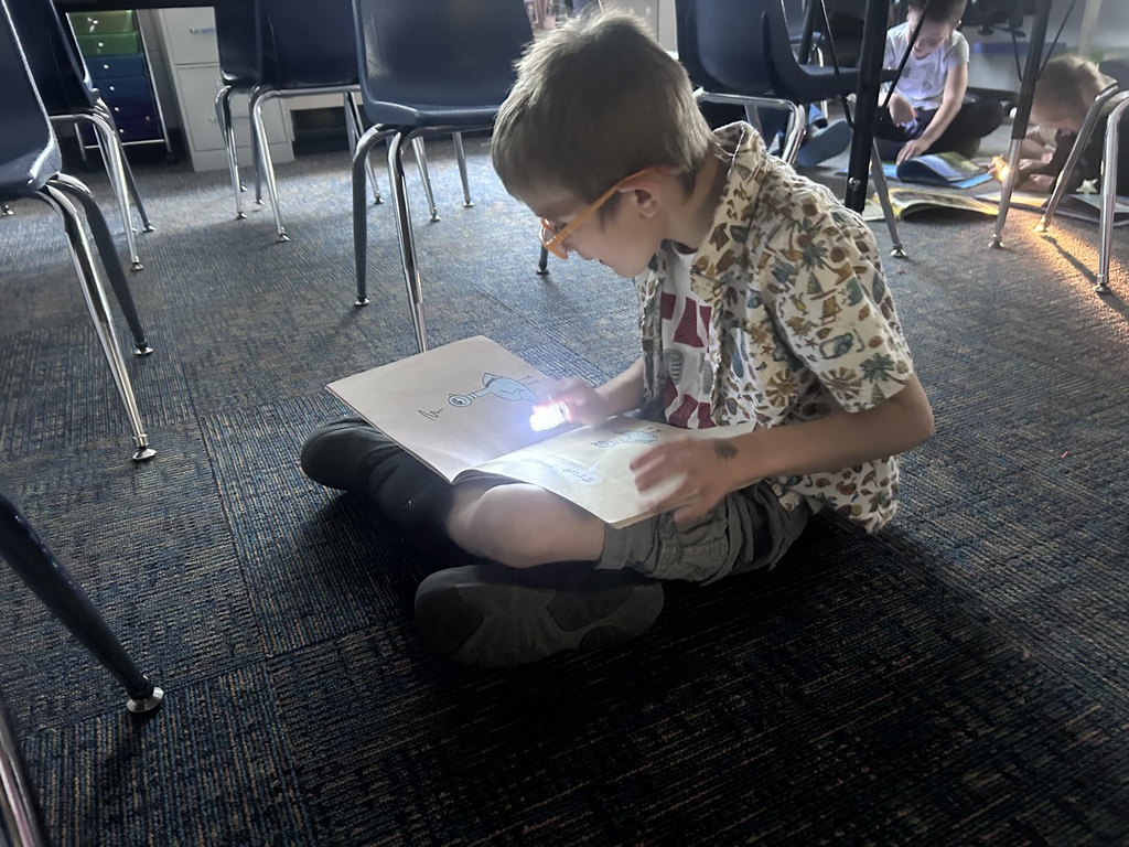 Flashlight reading