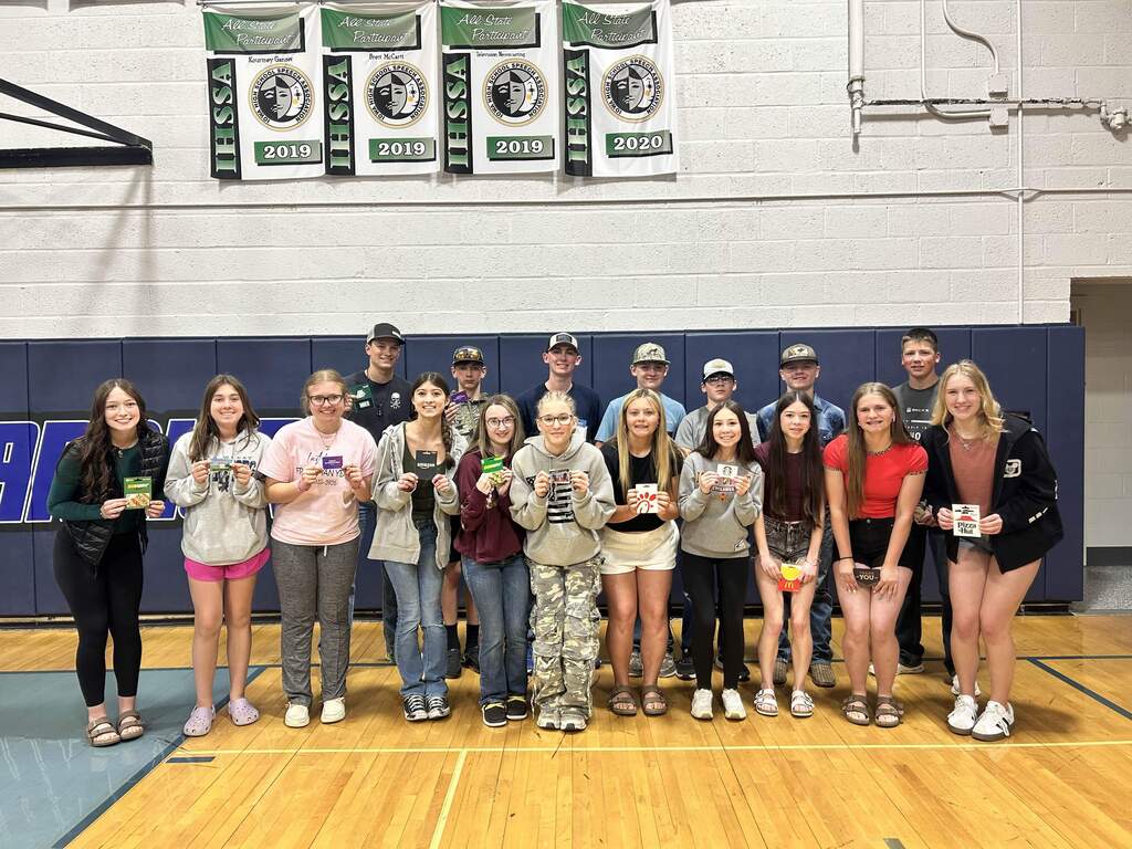 Gift cards winners from the Warrior Pride Raffles