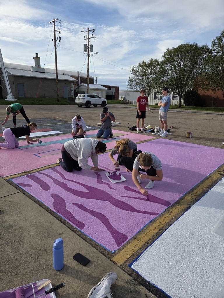 Senior Parking Lot painting