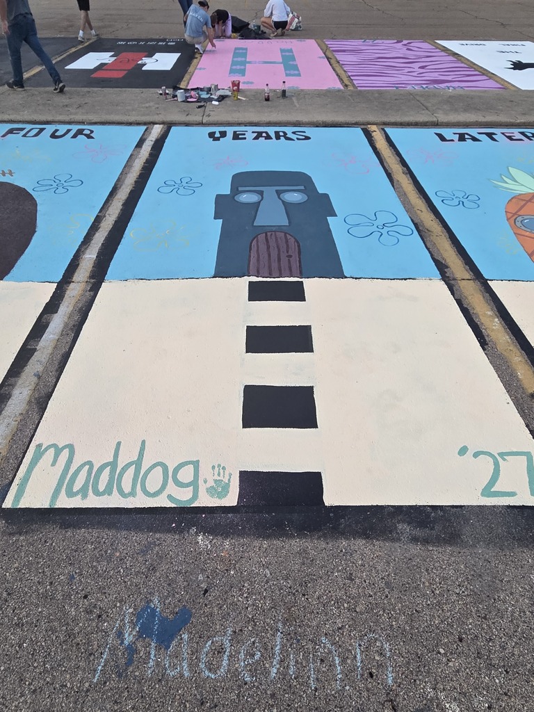 Senior Parking Lot painting