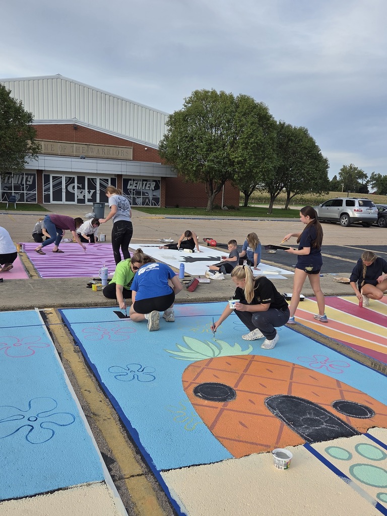 Senior Parking Lot painting