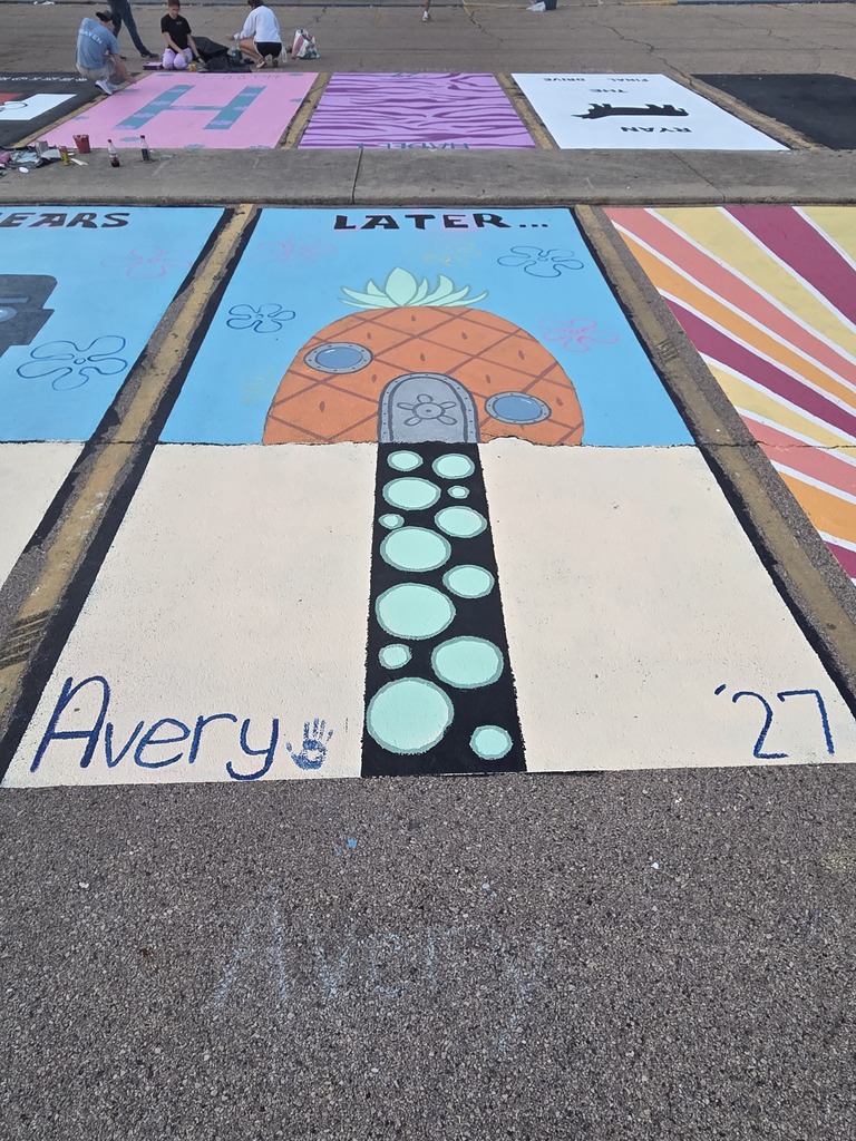Senior Parking Lot painting